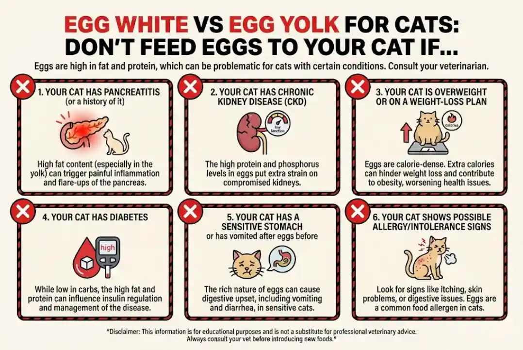 Don’t Feed Eggs to Your Cat
