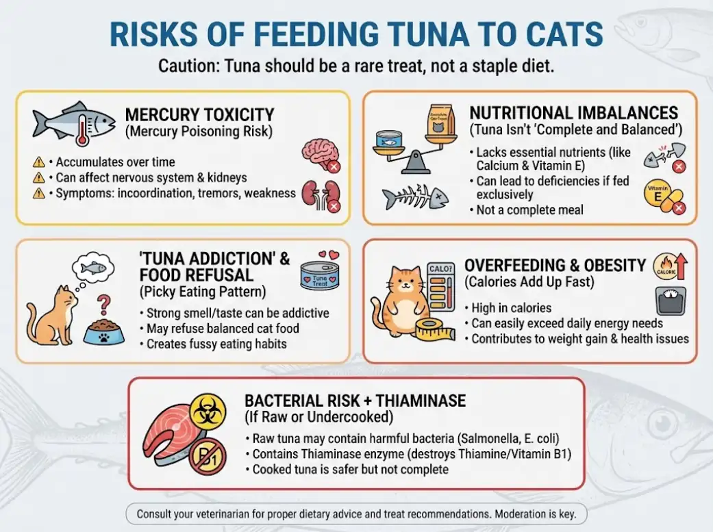 Risks of Feeding Tuna to Cats