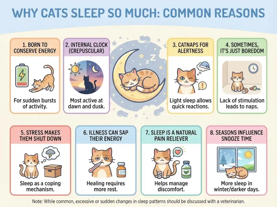 Why Cats Sleep So Much