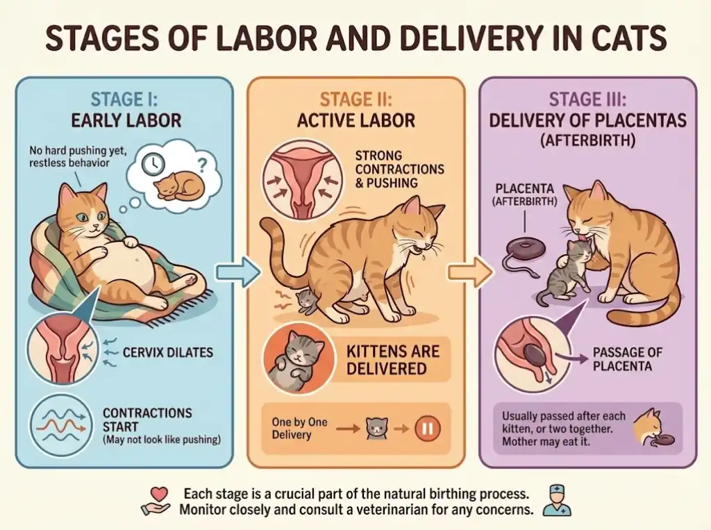 Stages of labor and delivery