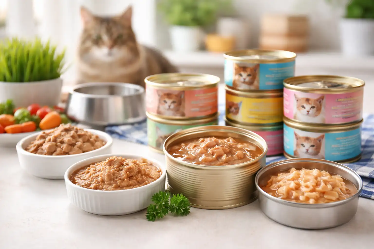 how much wet food to feed a cat