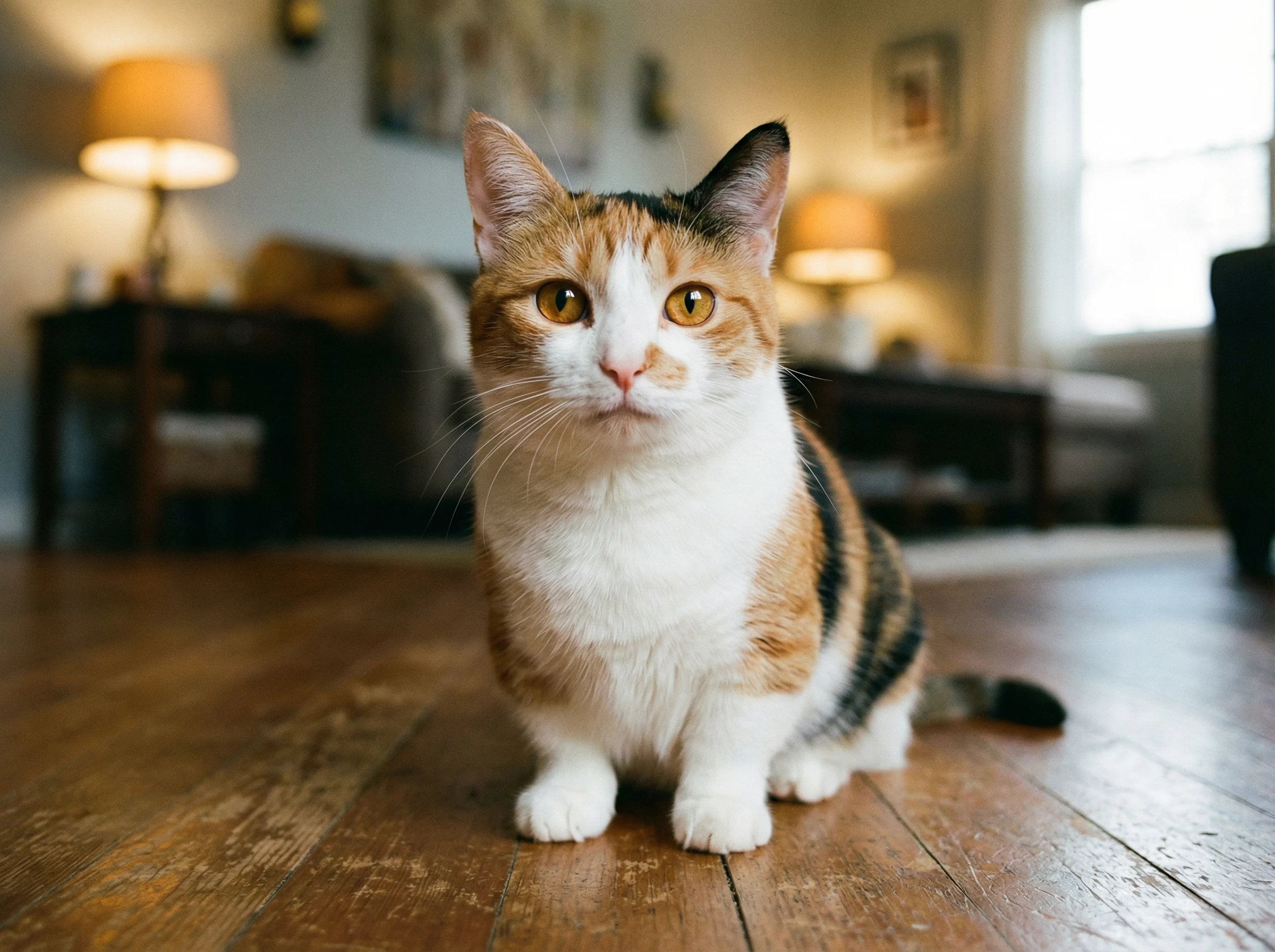 Munchkin Cat Portrait