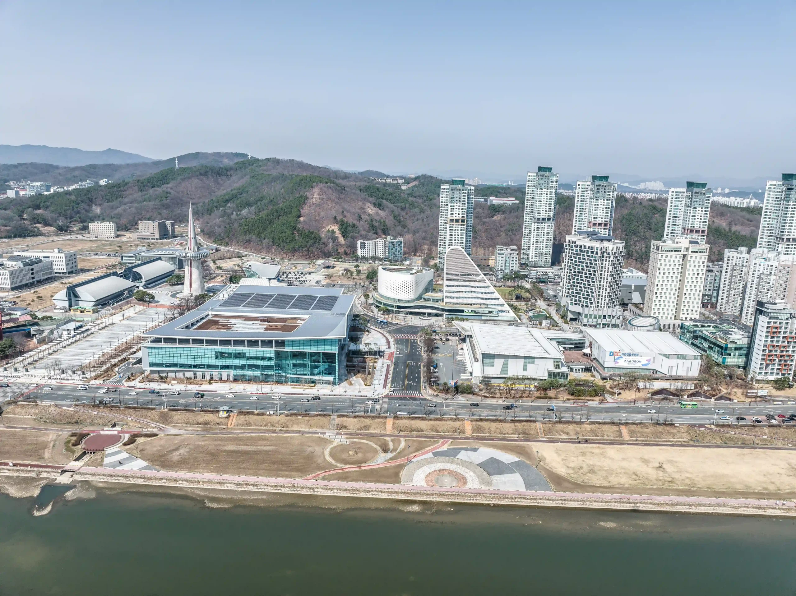 Daejeon Convention Center exterior (DCC buildings)